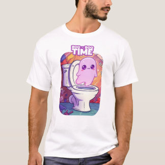 Camiseta Tiempo De Boo-Boo - Gracioso Diseño De Toilet Ghos