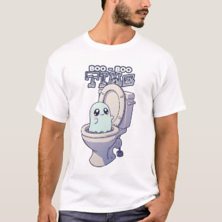 Camiseta Tiempo De Boo-Boo - Gracioso Diseño De Toilet Ghos