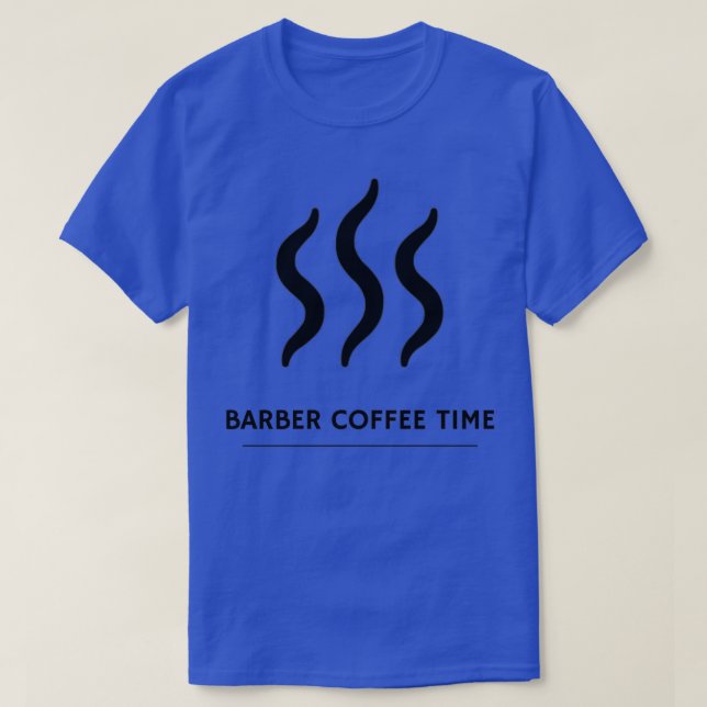 CAMISETA TIEMPO DE CAFÉ DE BARBER (Diseño del anverso)