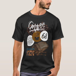 Camiseta Tiempo de café de estilo vintage
