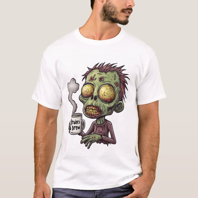 Camiseta Tiempo de Café Zombie (Anverso)