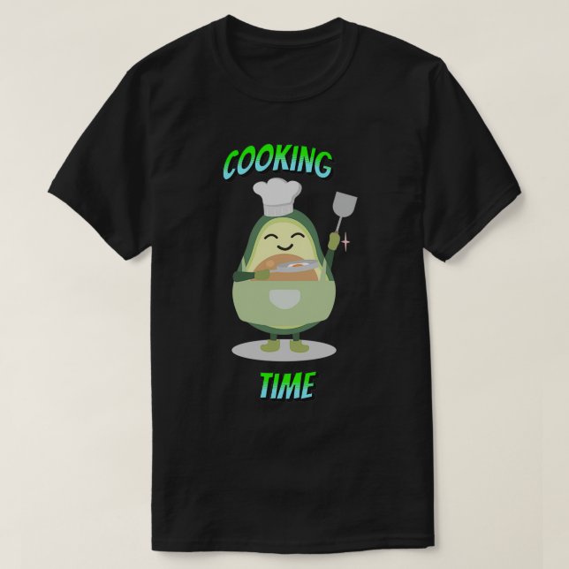 Camiseta tiempo de cocción de aguacate (Diseño del anverso)
