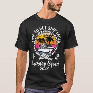 Camiseta Tiempo De Cruceros Para Llegar Al Buque Enfrentado