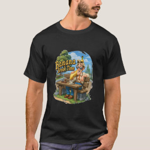 Camiseta Tiempo de descanso de plátano Arte de humor surrea