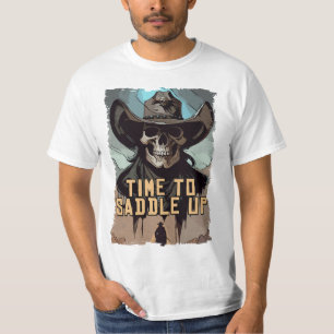 Camiseta Tiempo De Ensillar El Arte De Cowboy Wildo De Occi