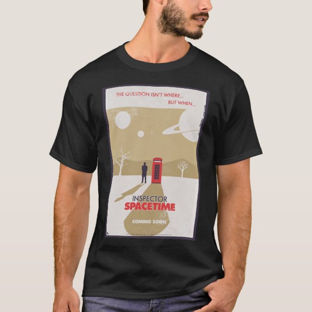 Camiseta Tiempo de espacio del inspector  (Anverso)