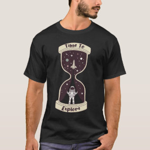 Camiseta Tiempo De Explorar Espacios De Astronautas Espacia