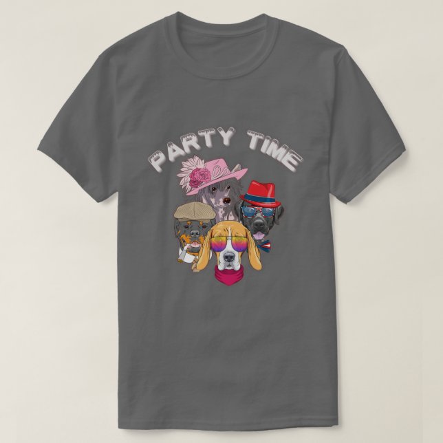 Camiseta Tiempo de fiesta (Diseño del anverso)