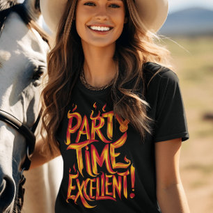 Camiseta Tiempo de Fiesta de inflamación