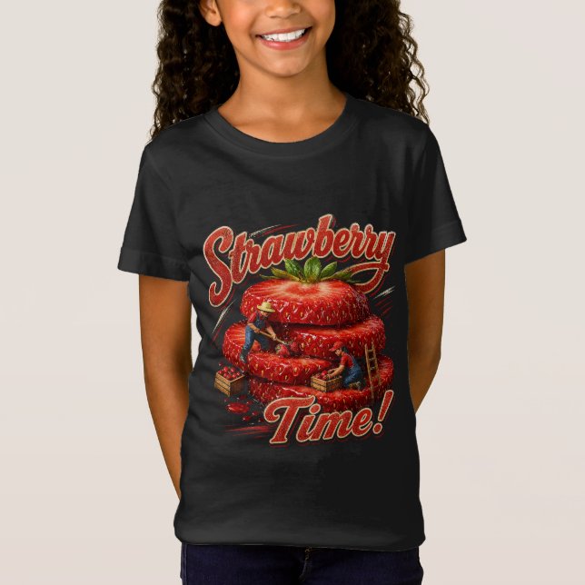 Camiseta ¡Tiempo de Fresa! (Anverso)