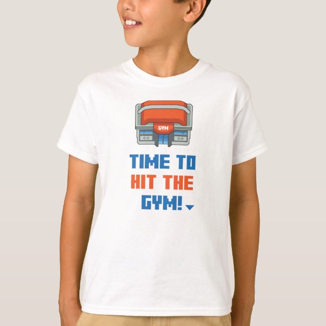 Camiseta Tiempo De Golpear El Gimnasio (Anverso)