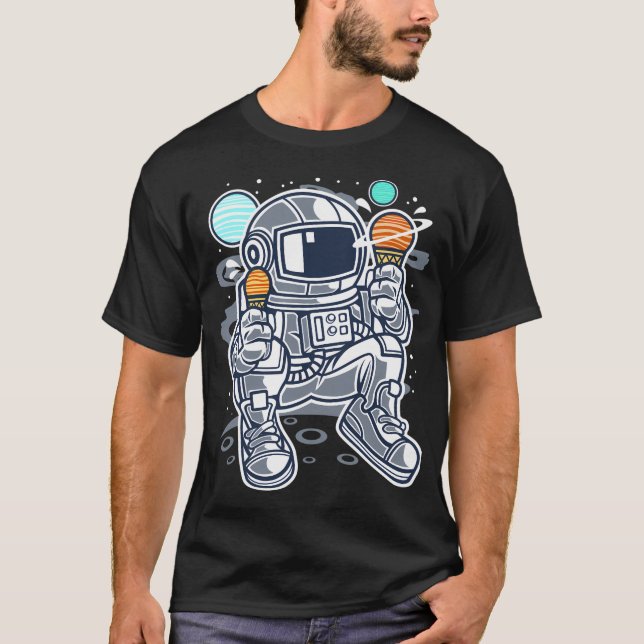 Camiseta Tiempo de helado astronauta (Anverso)