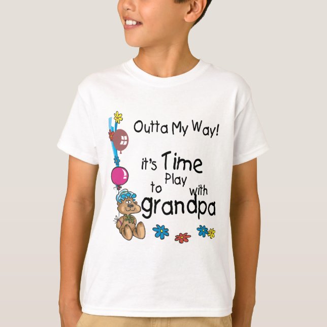 Camiseta Tiempo de jugar con el abuelo (Anverso)