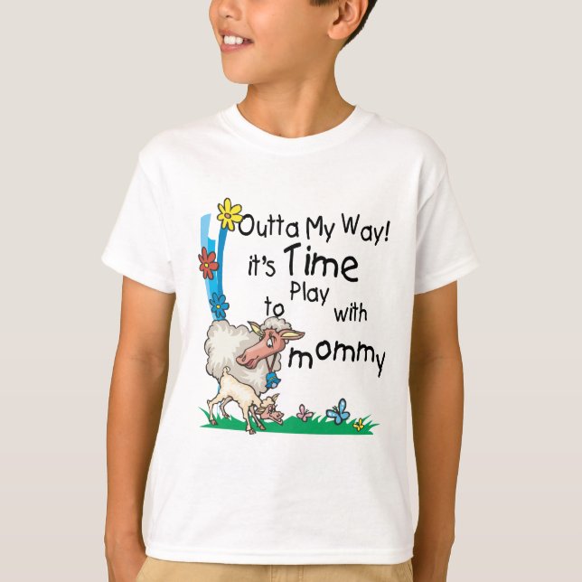 Camiseta Tiempo de jugar con mami2 (Anverso)