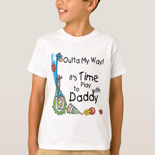Camiseta Tiempo de jugar con papá (Anverso)