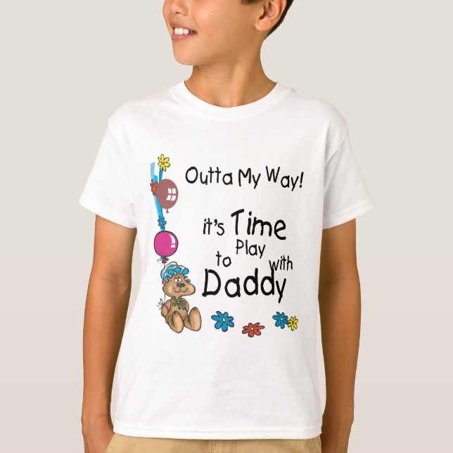 Camiseta Tiempo de jugar con papi2 (Anverso)