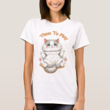 Tiempo de Jugar - Mejor Diseño de Gato Adorable