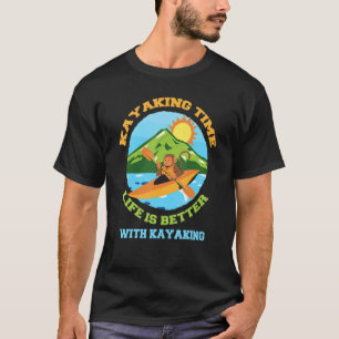 Camiseta Tiempo De Kayak Con Kayak