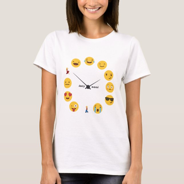 Camiseta Tiempo de la emoji (Anverso)