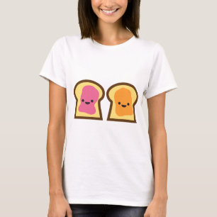 Camiseta ¡Tiempo de la jalea de la mantequilla de