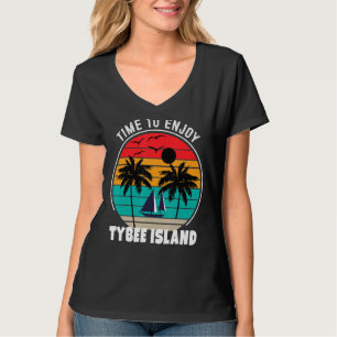 Camiseta Tiempo De Modo Vacay Para Disfrutar De Tybee Islan