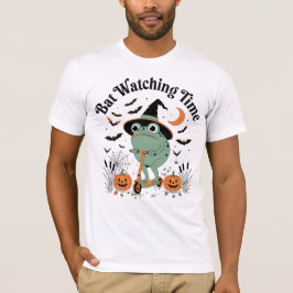 Camiseta Tiempo de observación de murciélagos Rana divertid