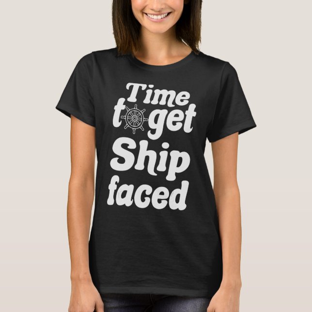 Camiseta Tiempo De Obtener Barco Frente A Funny Vela Boat_8 (Anverso)