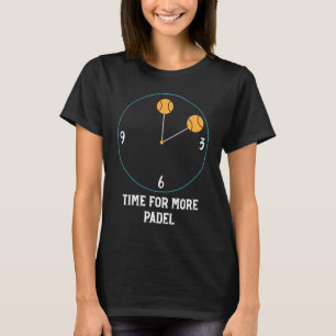 Camiseta Tiempo de pádel para más pádel
