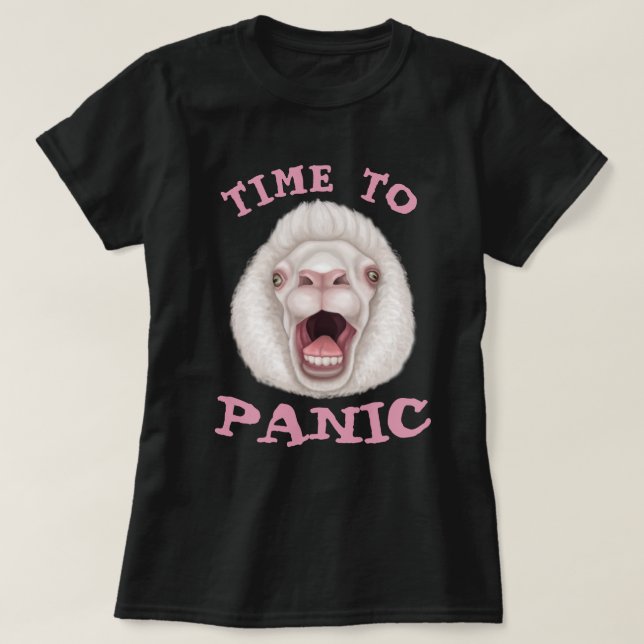 Camiseta Tiempo De Pánico (Diseño del anverso)