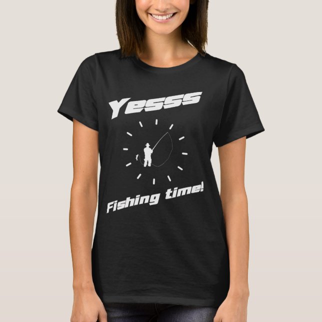 Camiseta Tiempo de pesca (Anverso)