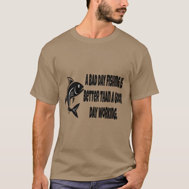 Camiseta Tiempo de pesca (Anverso)
