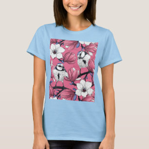 Camiseta Tiempo de primavera en rosa