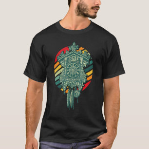 Camiseta Tiempo de retro de reloj cucú