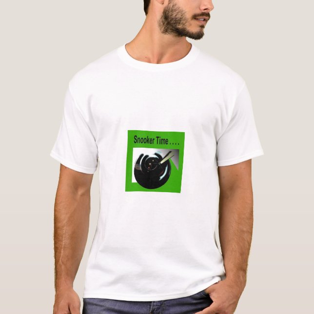 Camiseta Tiempo de snooker (Anverso)