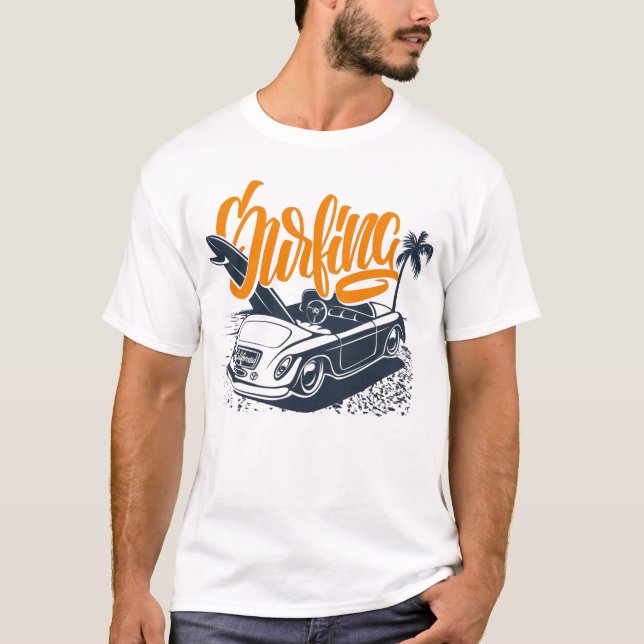 Camiseta Tiempo de Surfing (Anverso)