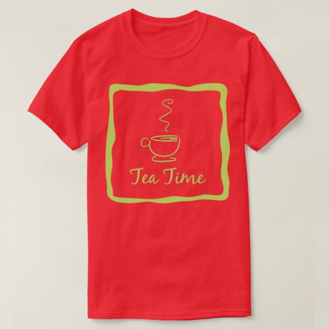 Camiseta Tiempo de té 1 (Diseño del anverso)