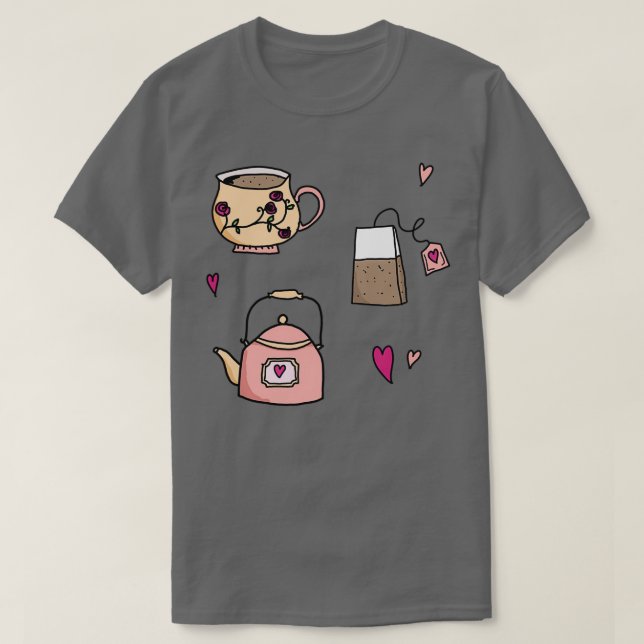Camiseta Tiempo de té 6 (Diseño del anverso)