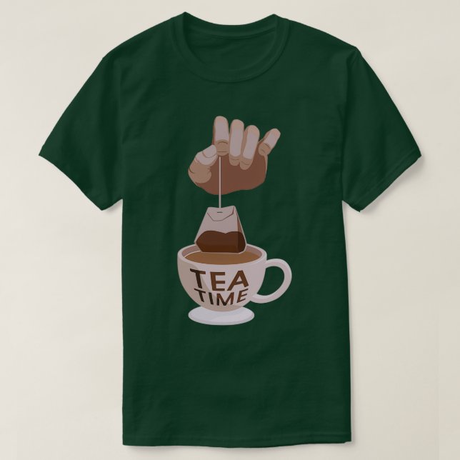 Camiseta Tiempo de té 87 (Diseño del anverso)