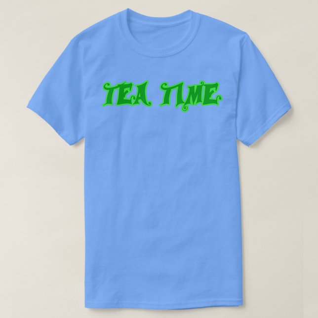 Camiseta Tiempo de té 9 (Diseño del anverso)