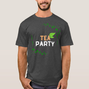 Camiseta tiempo de té enmarcado 10