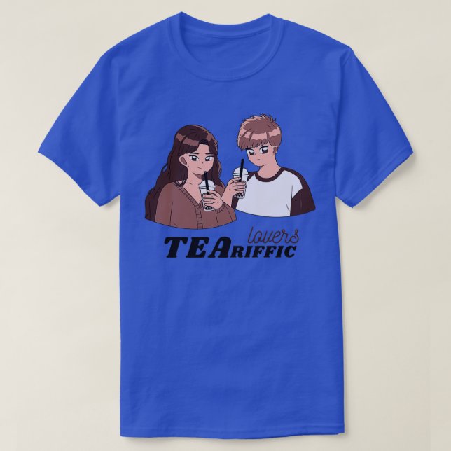 Camiseta Tiempo de té enmarcado 25 (Diseño del anverso)