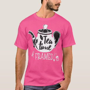 Camiseta Tiempo de té enmarcado 3