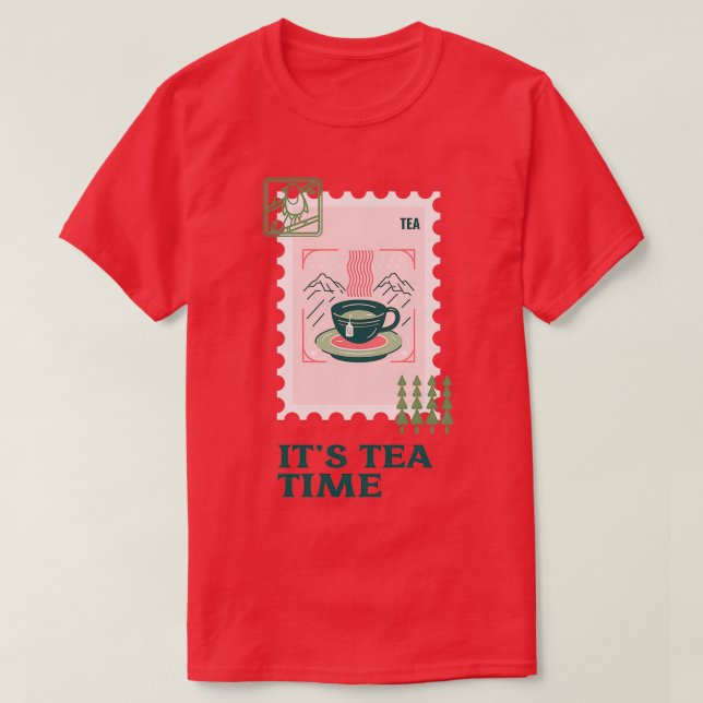 Camiseta Tiempo de té Itx27 7 (Diseño del anverso)