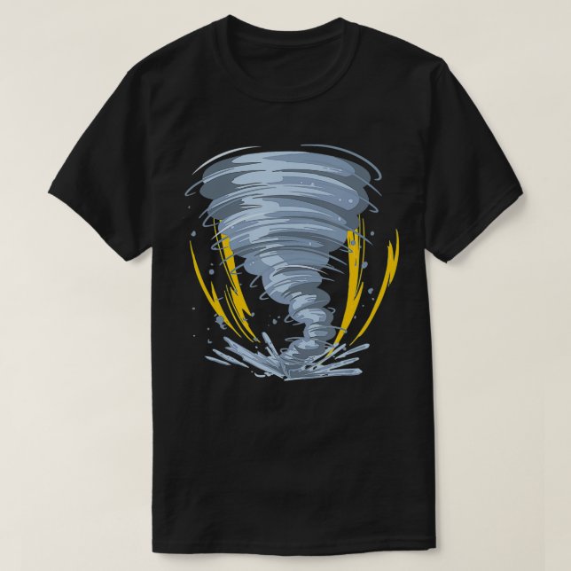 Camiseta Tiempo de Tornado (Diseño del anverso)