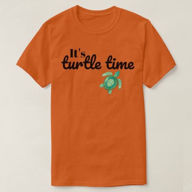 Camiseta Tiempo de tortuga (Diseño del anverso)