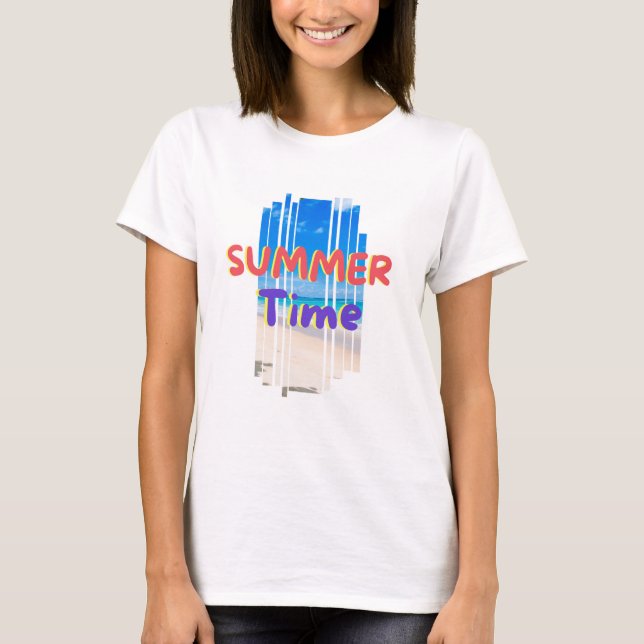 Camiseta tiempo de verano (Anverso)