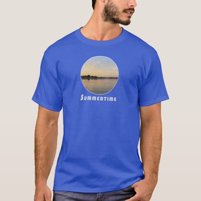 Camiseta Tiempo de verano: atardecer (Anverso)