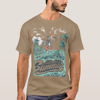Camiseta Tiempo De Verano Hola Vacaciones De Verano Con El 