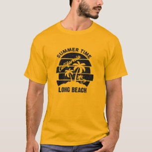 Camiseta Tiempo de verano, larga playa de California