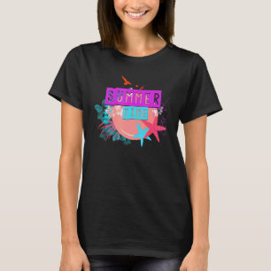 Camiseta Tiempo De Verano Moderno Para Hombres Y Jóvenes